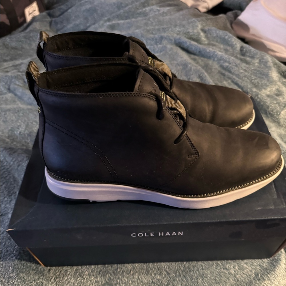 Cole Haan Black Chukka Boots